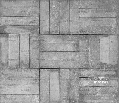 室外广场石材广场砖地铺 碎砖 (4)-【集简空间】3d模型_su模型_贴图_草图模型「免费下载每日更新」
