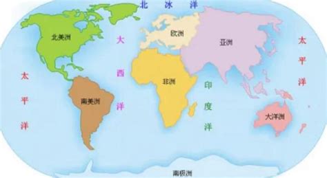四大洋七大洲分别是什么？