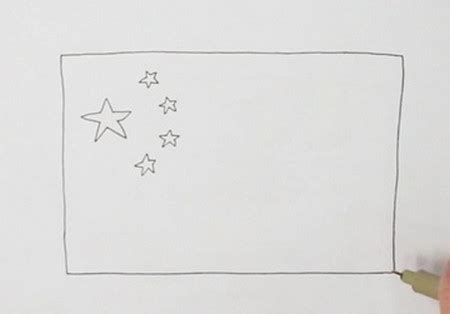 国庆节升国旗的小学生红色简约党插画图片-千库网