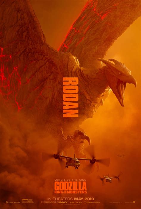 电影海报欣赏：哥斯拉2：怪兽之王 - 设计之家