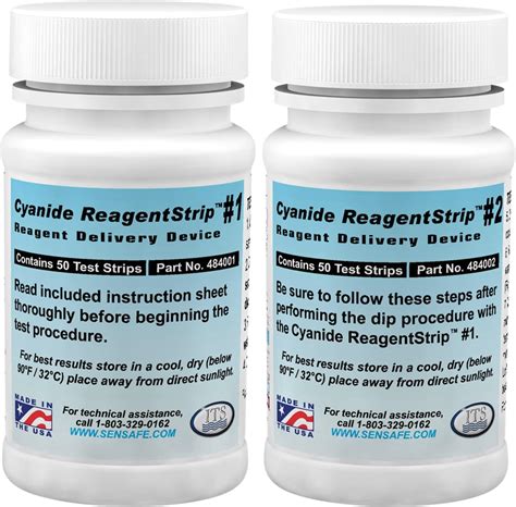 Industrial Test Systems eXact 484003 Cyanide ReagentStrip Test Kit, 2 ...