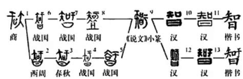 汉字演变过程时间排序正确的是什么，最先是商朝甲骨文 — 久久经验网