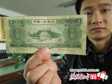 3元人民币图片