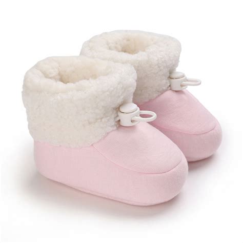 冬季宝宝棉鞋0-1岁软底男女婴儿雪地靴-阿里巴巴