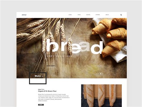 一个面包首页_点线面design-站酷ZCOOL