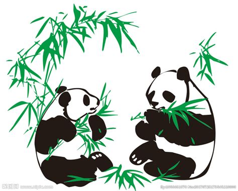 熊猫吃竹子设计图__海报设计_广告设计_设计图库_昵图网nipic.com