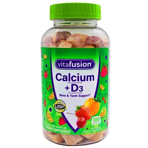 Vitafusion Calcium +D3 - Glamme Health & Beauty