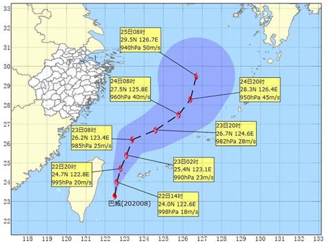 第八号台风巴威或成史上最强登陆东北台风（附路径图）- 长春本地宝