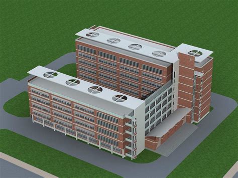 教学楼3dmax 模型下载-光辉城市