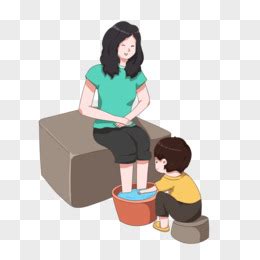 洗脚表情包图片