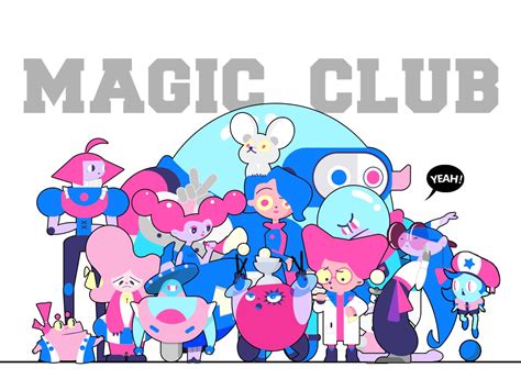 MAGIC CLUB #2 美式卡通形象设计_吉_oO-站酷ZCOOL