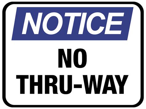 Notice Signs | Creative Safety Supply
