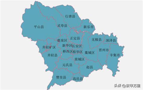 石家庄城区划分图,石家庄4区域划分图,石家庄城区_大山谷图库