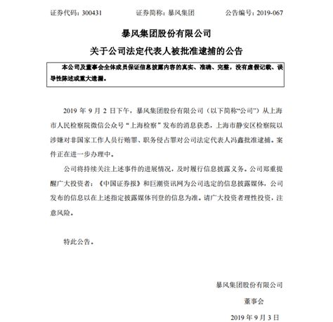 暴风集团：法定代表人冯鑫被批准逮捕 | 每经网