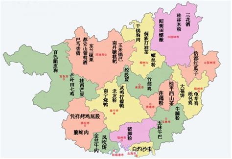 广西钦州市旅游地图