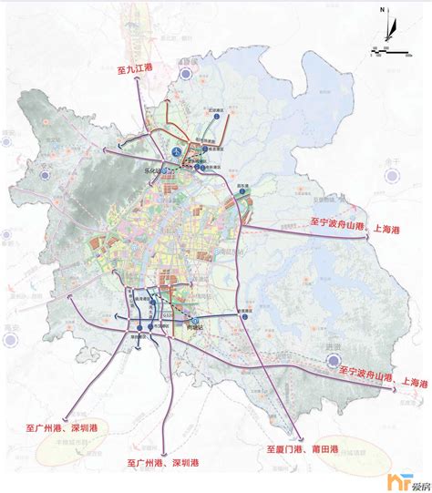 最全！南昌市域综合交通规划（2019-2035年）公示！涉及铁路、航空、水运… - 规划 - 爱房网