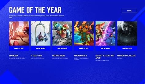 2021年度游戏大奖TGA 热门年度游戏排行榜_九游手机游戏