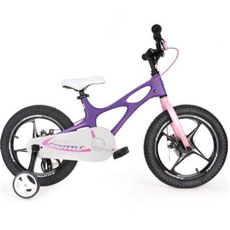 进口母婴-萌秀儿-优贝RoyalBaby儿童自行车 16寸星际飞车 紫