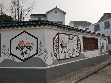 彩绘设计|美丽乡村文化墙|纯艺术|绘画|华铭智墙绘 - 原创作品 - 站酷 (ZCOOL)