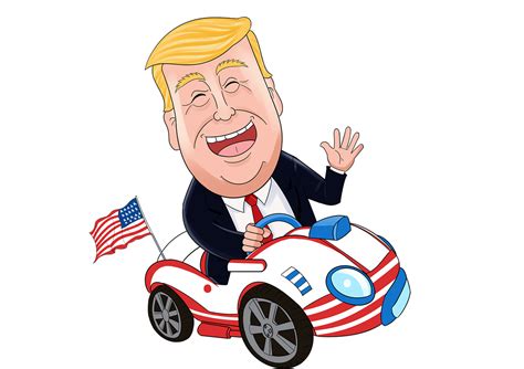 美国总统特朗普|插画|艺术插画|凯撒风 - 原创作品 - 站酷 (ZCOOL)