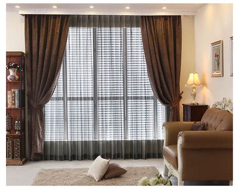 色彩家藏蓝色+奶油黄窗帘棉麻现代客厅卧室轻奢窗帘-美间设计