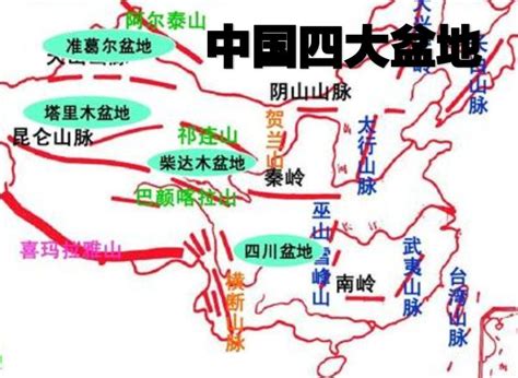 四川盆地地图图片