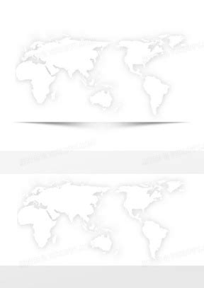 白色地图图片