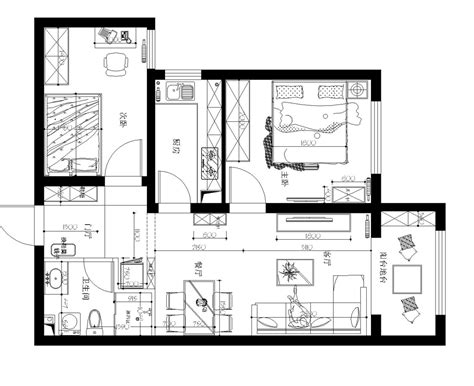 80平米小户型现代简约风格客厅装修效果图_太平洋家居网图库