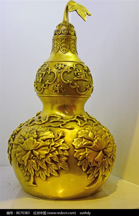 铜艺仙壶葫芦摆件高清图片下载_红动中国