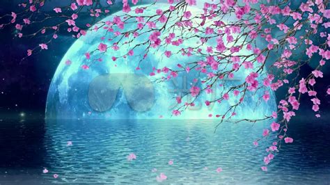 水明月图片