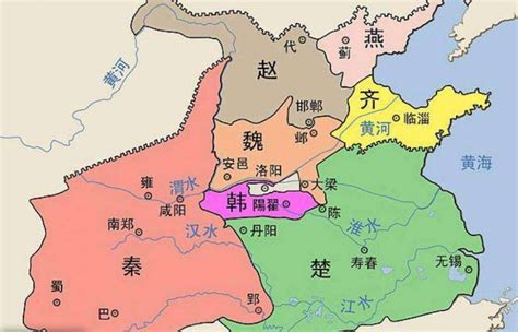 楚汉地图图片