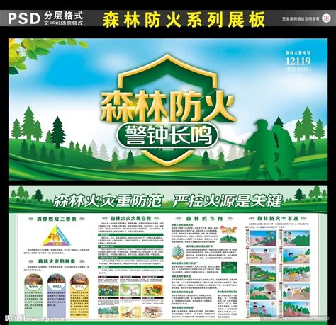 预防森林火灾设计图__海报设计_广告设计_设计图库_昵图网nipic.com