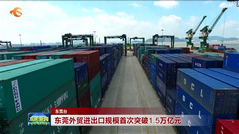 【视频】东莞外贸进出口规模首次突破1.5万亿元_东莞阳光网