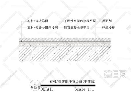 地坪节点大样图|CAD施工图施工图下载_施工图地坪节点大样图|CAD施工图下载_施工图地坪节点大样图|CAD施工图免费下载_建E室内设计网