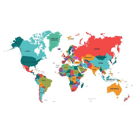 PPT模板-素材下载-图创网世界地图Ai矢量各国家分布地图-PPT模板-图创网