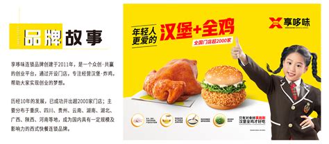 餐饮美食炸鸡汉堡店新店开业手机海报