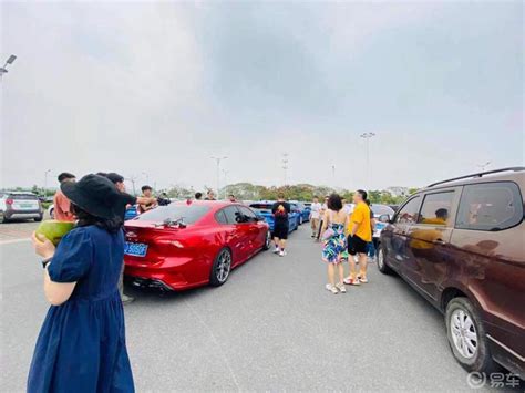 2021年首次车友聚会在广州番禺海欧岛圆满结束。看着我们广福社大家庭车友们在一起_福克斯社区_易车社区