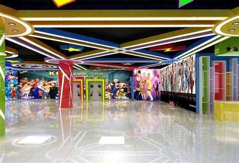 杨家坪电玩游戏厅装修设计案例_重庆观景装饰