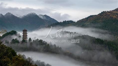 福州鼓山云海奇观 云雾缭绕如仙境-图片频道