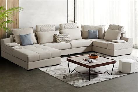 凡林sofa意式科技布沙发组合 简约现代L型 布艺免洗拼色沙发-阿里巴巴