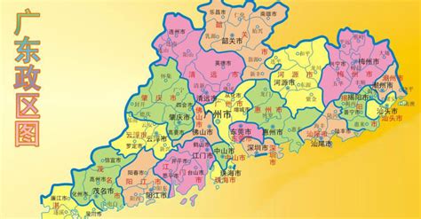 广东省政区图_广东地图_初高中地理网