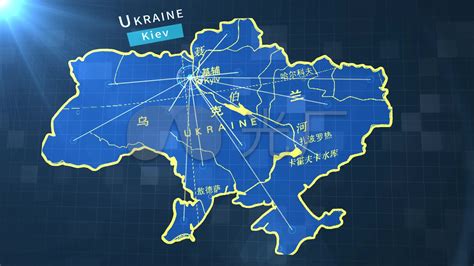 乌克兰地图英文版 - 乌克兰地图 - 地理教师网