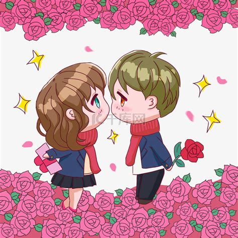 muamua来亲亲漫画人物接吻kiss参考图片