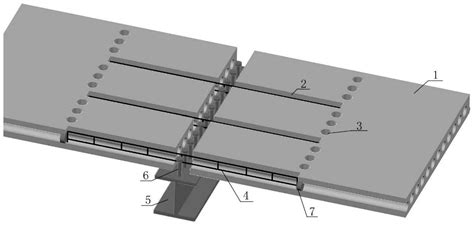 板端开槽孔SP空心叠合板-钢梁连接结构及其施工方法