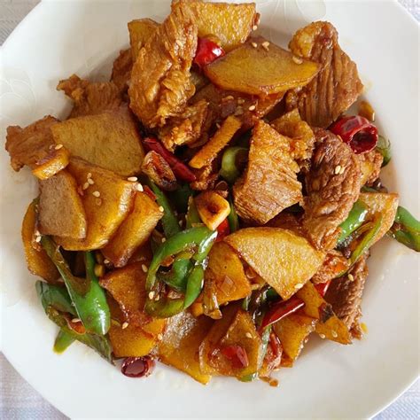 回锅肉炒干子,中国菜系,食品餐饮,摄影素材,汇图网www.huitu.com