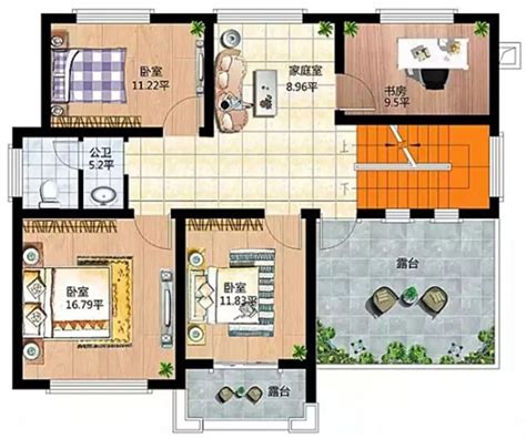 两梯四户楼层平面图,两梯四户连廊平面图,两梯四户平面图_大山谷图库