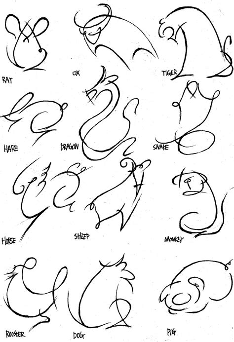 可爱的小动物简笔画步骤图教程合集-露西学画画