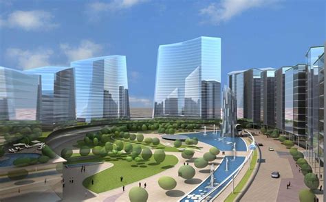 禹城曼城广场3dmax 模型下载-光辉城市