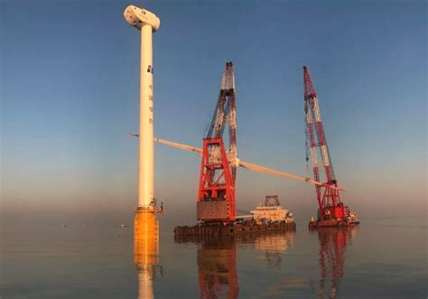 江苏连云港灌云海上风电项目首台机组安装完成 – 每日风电