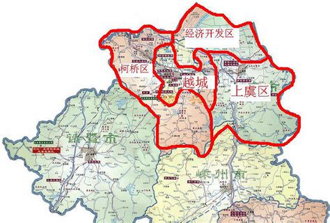 8张地形图，快速了解浙江省绍兴各市辖区县市-搜狐大视野-搜狐新闻